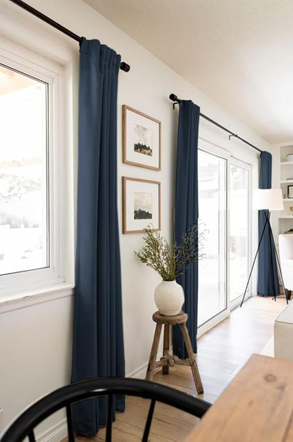 100% Blackout Shield Linen Blackout Curtains - Image 5