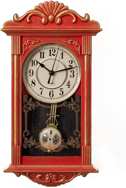 Clockswise Vintage Grandfather-Style Wall Clock by Clockswise
