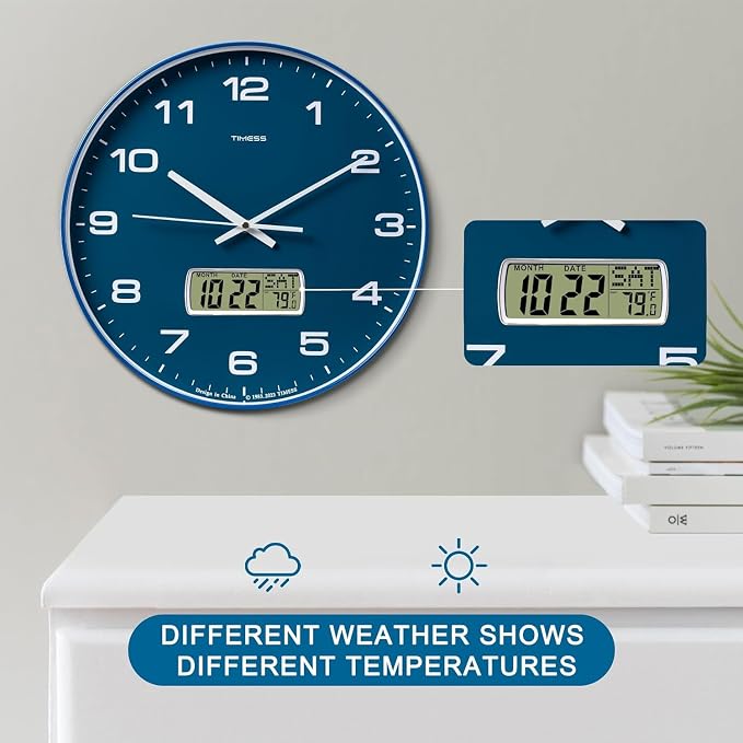 TIMESS Wall Clock, Ideal Modern Home, Office Decor - Image 6