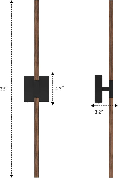 Rayogale 36 Inch Rechargeable Battery Operated Wall Sconce Set Two, 8000mAh - Image 6