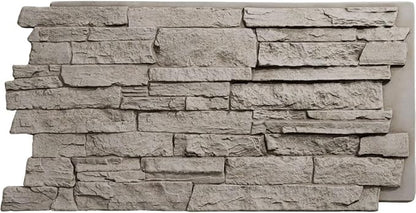 EverStone Acadia Ledge Faux Stone Panel, Desert Sand Color by EkenaMillwork