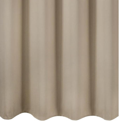 LEMOMO Blackout Curtains 66 x 95 inch/Khaki Curtains Set of 2 Panels/Thermal - Image 8
