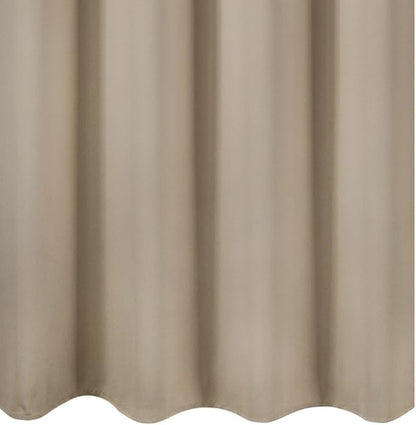 LEMOMO Blackout Curtains 52 x 90 inches Long Khaki Curtains Set of 2 Panels - Image 8