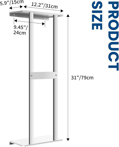 Bathroom Towel Storage Rack, Wall Mounted Bathroom Towel Rack, 30 inch Heavy - Image 3