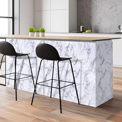 Arthome Marble Contact Paper, Peel and Stick Wallpaper 11.8x100 inch Self - Image 3