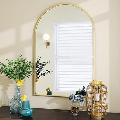 VooBang Arched Wall Mirror, 24 x 36 inch Arch Bathroom Mirror, Wall Mounted - Image 5