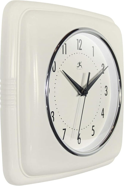 Infinity Instruments Square Retro Wall Clock - Image 3