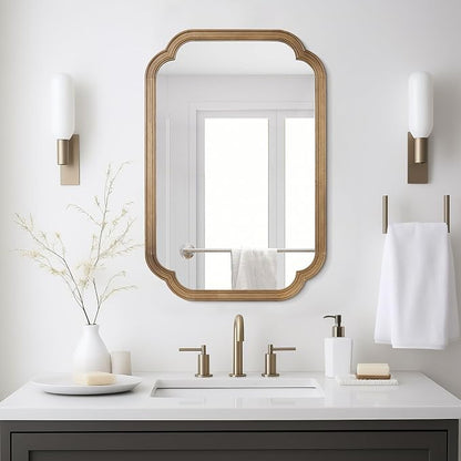 WallBeyond 20" x 30" Rounded Corner Arch Wall Mirror by WallBeyond