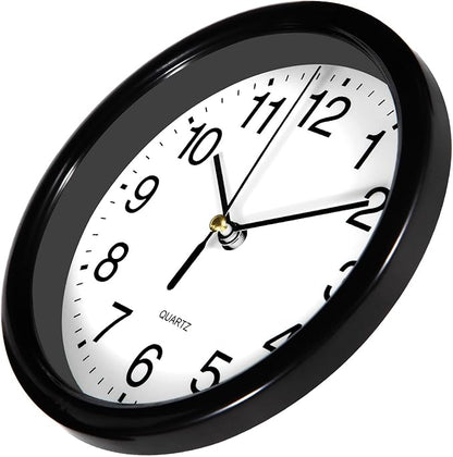 Silent Wall Clock Non Ticking, 6 Inch Wall Clocks Battery Operated, Small - Image 4
