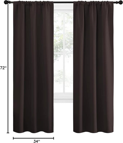 NICETOWN Blackout Curtains for Living Curtains, Thermal Insulated Noise - Image 8
