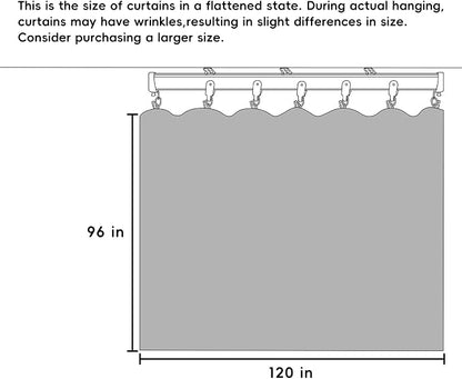 hoeflife Room Divider Curtains Blackout Floor to Ceiling Curtain - Image 7