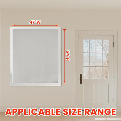 AJAZZ self Adhesive Portable 100% Blackout Curtains Simple and Easy to - Image 5