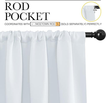 NICETOWN Bedroom Window Curtain Panels - Image 3