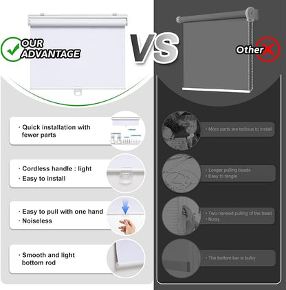 Customize Cordless Roller Shades Blackout Blinds - Image 3
