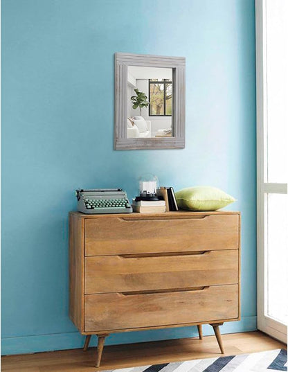 Rustic Wall Mirror Farmhouse, - Image 4