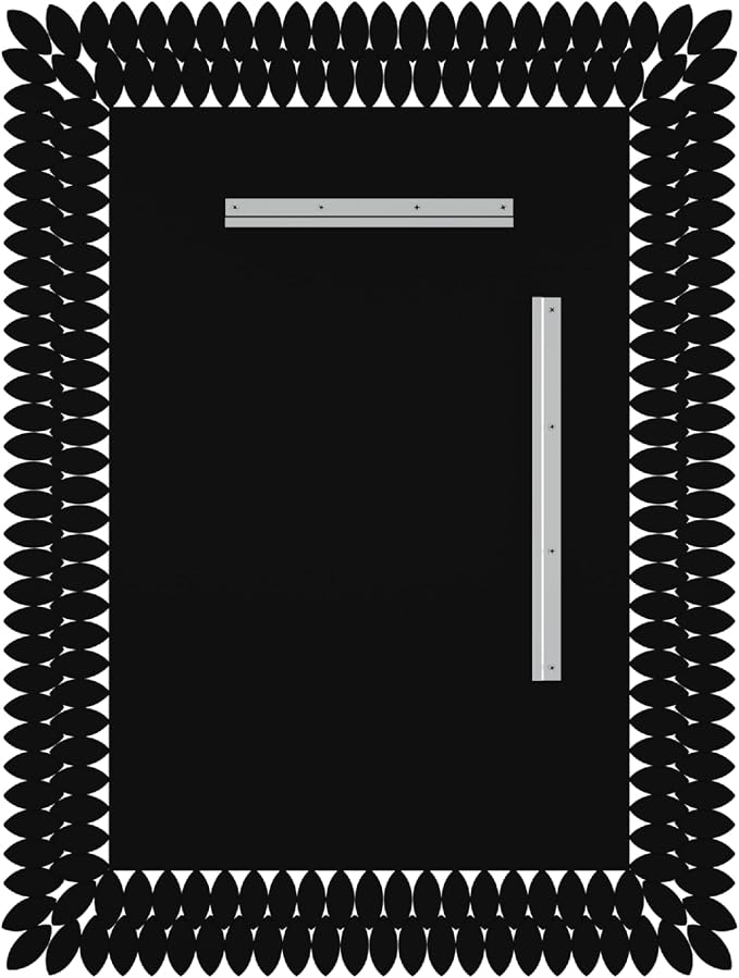 Kelly Miller 30"x40" Jeweled Bathroom Wall Mirror, Large Rectangle Decorative - Image 6