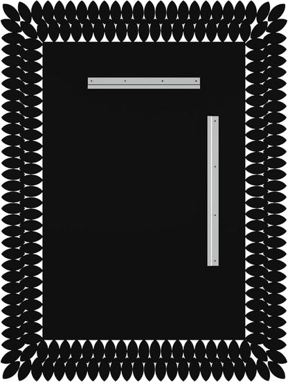 Kelly Miller 30"x40" Jeweled Bathroom Wall Mirror, Large Rectangle Decorative - Image 6