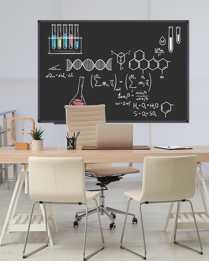 XBoard Magnetic Chalkboard 48 x 31 inch Chalk Board/Black Board, Display - Image 5