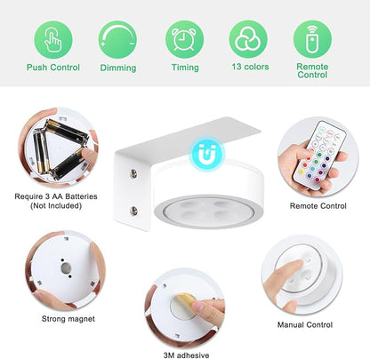 4-Pack Picture Light Battery Operated - Image 3