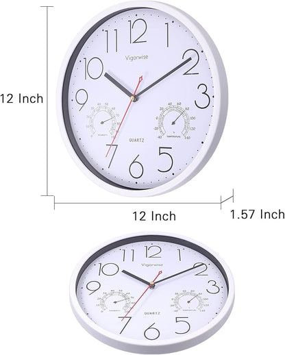 Wall Clock, Sweep Silent Movement Accurate Clocks - Image 5
