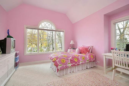 Safiyya 984.2"x17.7" Pink Peel and Stick Wallpaper Solid Color Contact Paper - Image 3