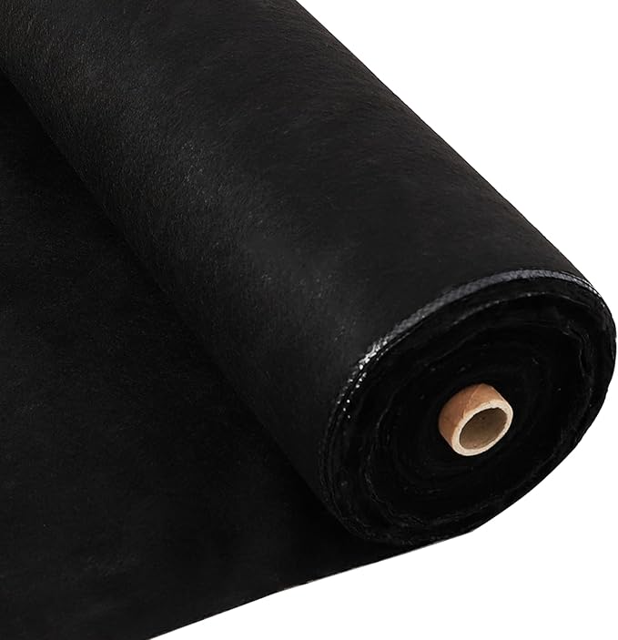 Broadfashion Woven Landscape Fabric 5.8oz, 4 x 300FT Weed Fabric Barrier, Double Layer, Garden Fabric Weed Barrier, Weed Control Fabric Ground Cover, Gardening Mat for Garden Beds, Landscaping