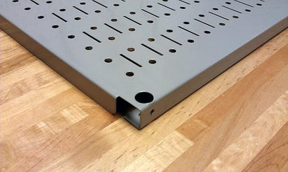 Wall Control Pegboard 16in x 32in Horizontal White Metal Pegboard Tool Board - Image 5