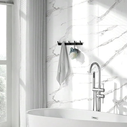 10pcs Thick Marble Peel and Stick Waterproof Wall Panels, Heat-Resistant - Image 2