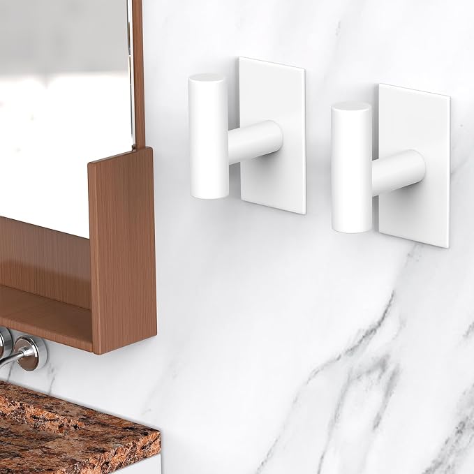 VAEHOLD Wall Towel Hooks, Heavy Duty Sticky Holder Waterproof Towel Hooks - Image 7