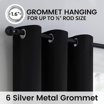 SimpleHome 100% Blackout Curtains - Image 5