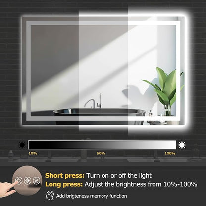 Hivone 60X40 LED Bathroom Mirror - Image 7