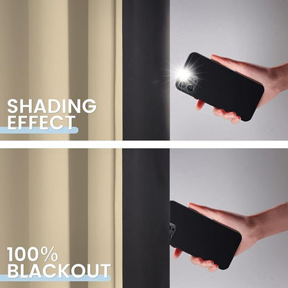 SimpleHome 100% Blackout Curtains - Image 3