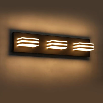 Black Vanity Lights for Bathroom Light Fixtures Adjust 3 Colors Modern Bath - Image 7