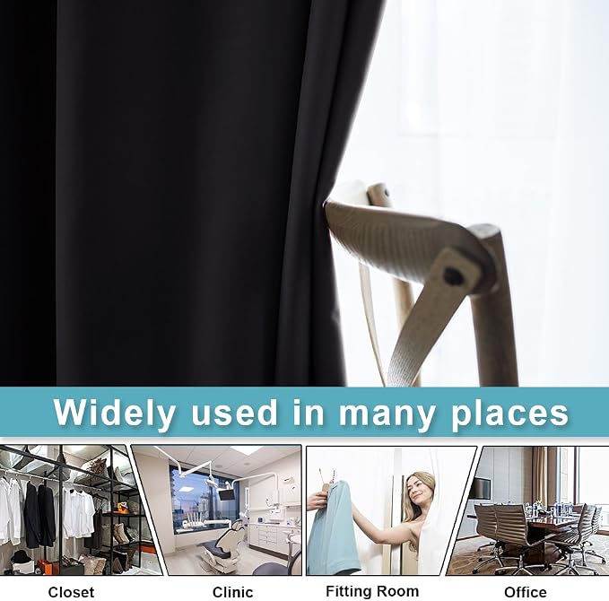 RYB HOME Room Divider Curtains - Image 3