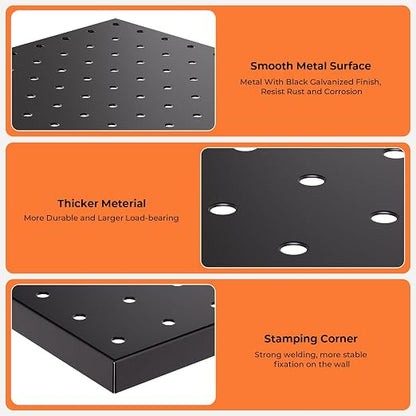 INCLY 4 Pack Peg Board, Peg Board Panels - Image 6