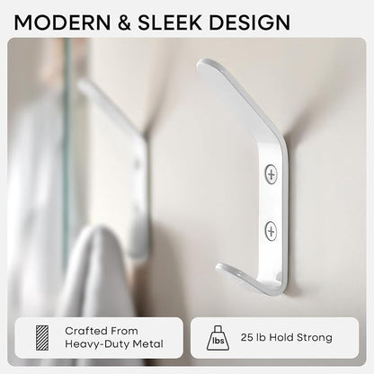 Homeforia Wall Coat Hook Rack - Image 3