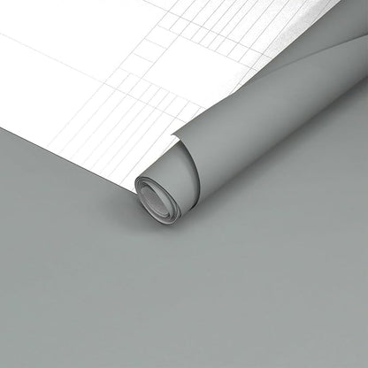 Yancorp 16"x394" Matte Gray Contact Papaer Peel and Stick Wallpaper Vinyl Wrap - Image 6