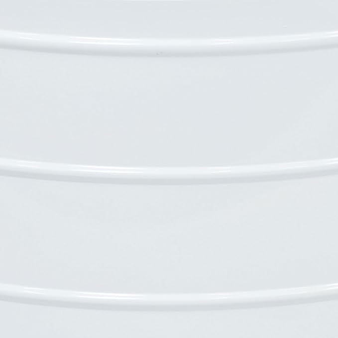 Sunnydaze Galvanized Raised Garden Bed - Metal Raised Bed for Gardening - Outdoor Planter Box for Flowers, Plants, and Vegetables - Ivory White - 12” H Clover