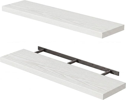 Fixwal Floating Shelves for Wall, Bathroom and Kitchen, for Storage, Room Decor by Fixwal