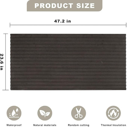 3D Wall Panels - 4PCS 47.2"x23.6" Faux Stone Wall Covering - MCM Modified Clay - Image 2