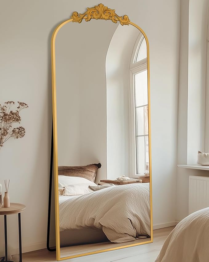 Antok Arched Full Length Mirror, Full Body Mirrors - Image 2