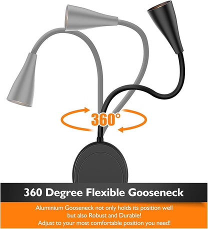 SANKEDOU LED Wall Mount Reading Light, Bedside Reading Lights - Image 6
