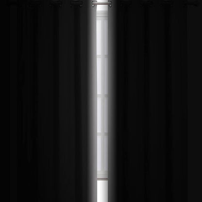 LEMOMO Blackout Curtains 66 x 95 inch/Light Grey Curtains Set of 2 - Image 3