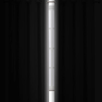 LEMOMO Light Grey Blackout Curtains 34 x 54 Inch Length/Set of 2 Curtain - Image 3