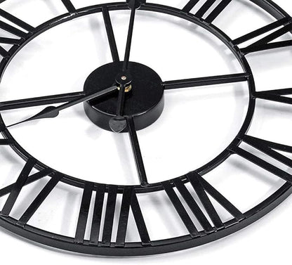 Antique Tower 30 inch Large Roman Numeral Wall Clock, Indoor Outdoor Patio - Image 3