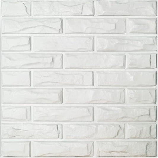 Art3d 19.7" x 19.7" Wall Panel Brick by Art3d