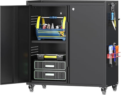 34" Metal Garage Storage Cabinet by Firstsky