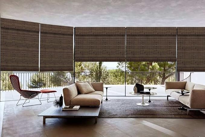 Letau No Drill No Tools Cordless Wood Window Shades Blinds, Bamboo Light - Image 3