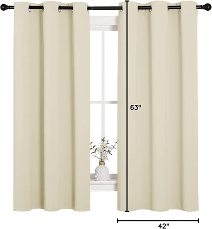 NICETOWN Kitchen Curtains for Decoration, Thermal Insulated Grommet Room - Image 9