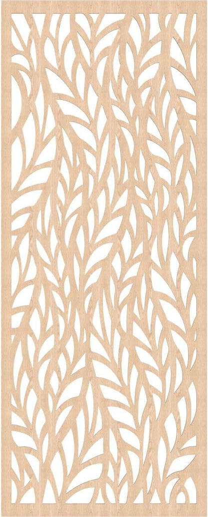 37 3/8"W x 94 3/8"H x 1/4"T Ortonville Decorative Fretwork Wood Wall Panels - Image 4